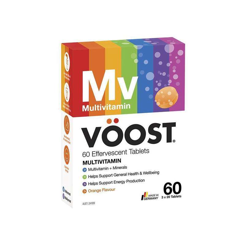 Voost Multivitamin Effervescent 20 Pack Imported From Australia Ausbdmart